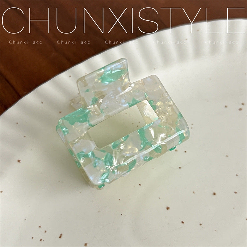 Square Grip Updo Shark Hair