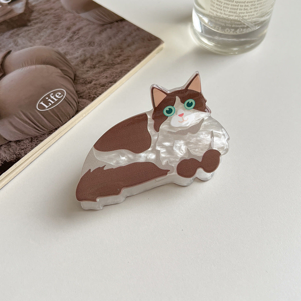 Dogs and Cats Cute Hairpin Medium Back Head Shark Clip