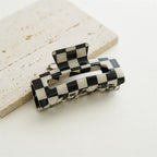 Checkerboard Claw Clip — Updo Hair Clip