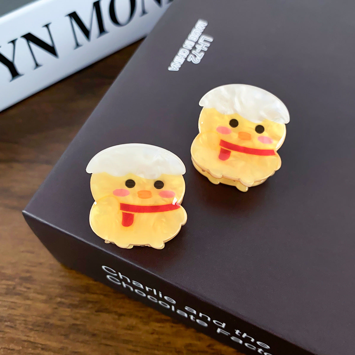 Cute Acrylic Animal Mini Clip 2 Pack