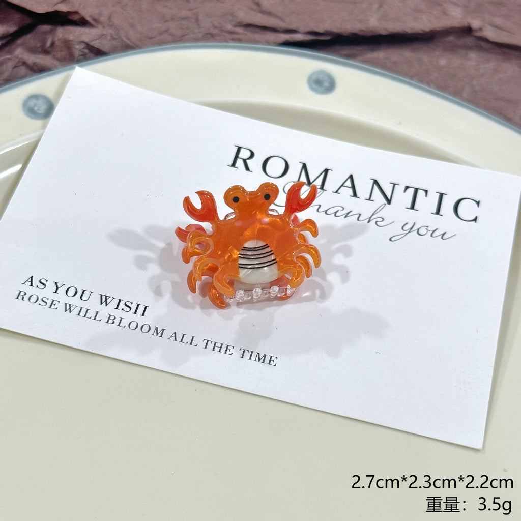 Ocean Series Mini Jaw Clip Bangs Side Small Barrettes Children