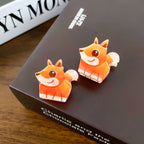Cute Acrylic Animal Mini Clip 2 Pack