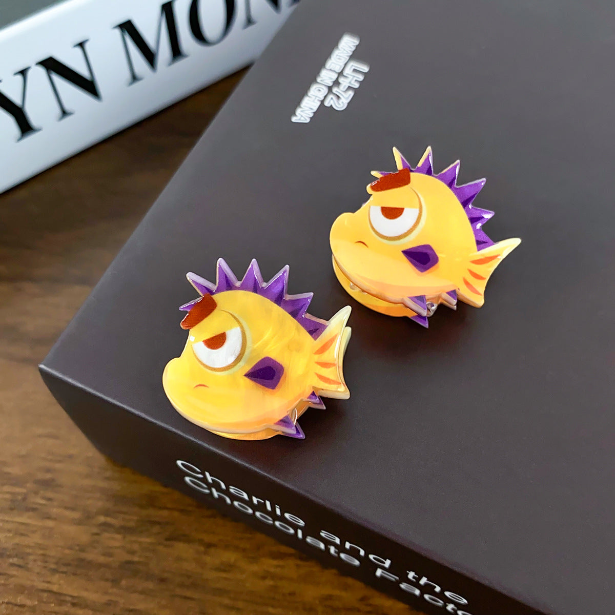 Cute Acrylic Animal Mini Clip 2 Pack