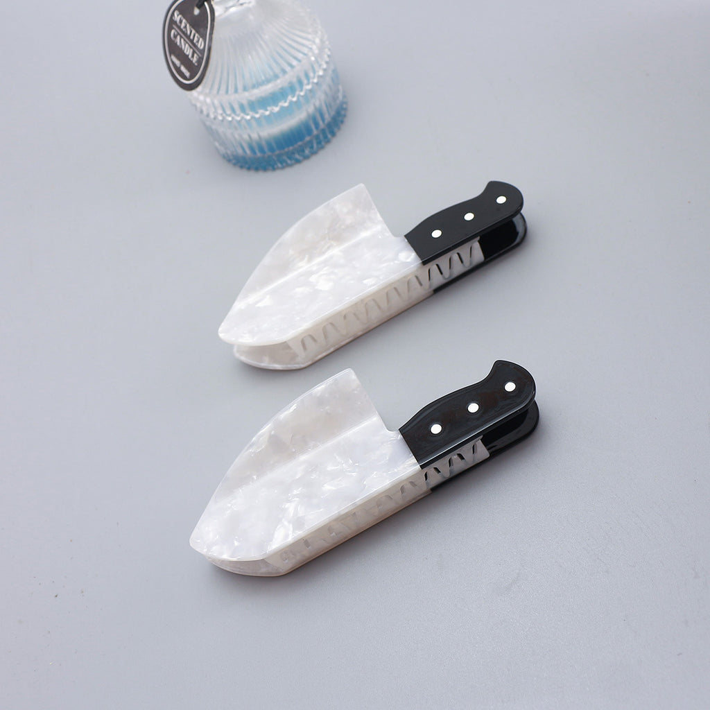 Knife Barrettes Acetic Acid Fringe Hairpin Barrettes