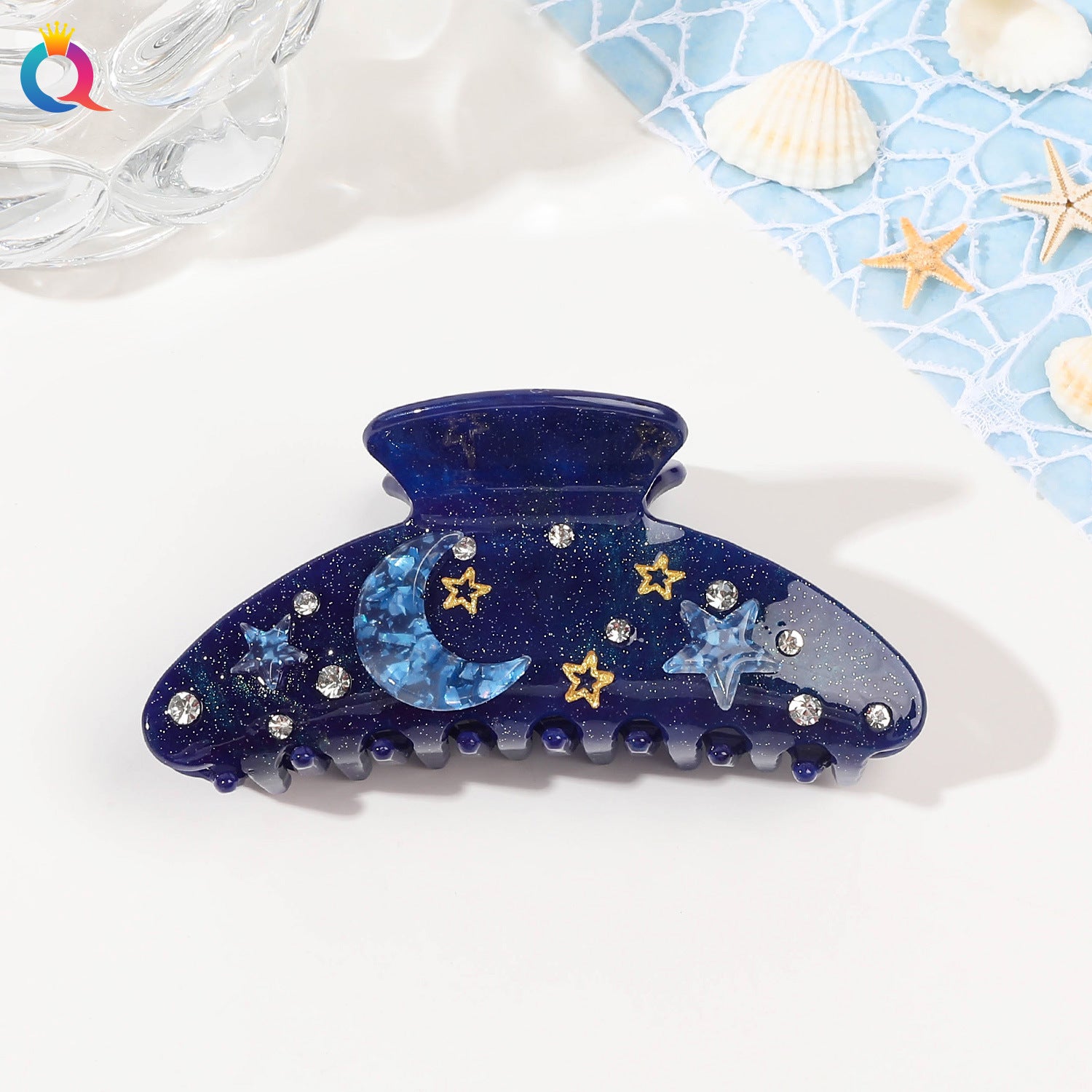 Ocean Series Acrylic Updo Shark Clip Hair Claw