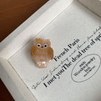 Owl Mini Clip Acetate Bangs Shark Clip