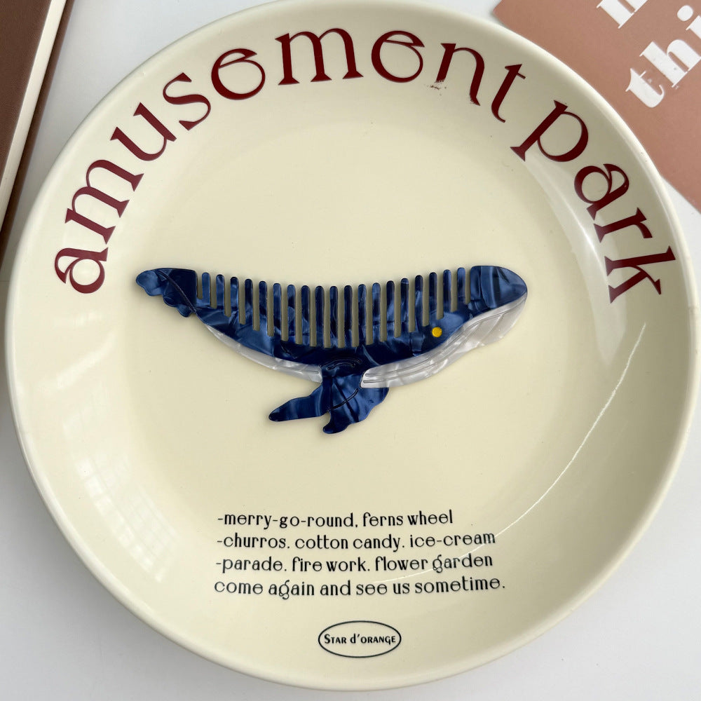 Acetate Comb Advanced Moving Vegetable Makeup Fun Comb Portable Hairdressing Comb