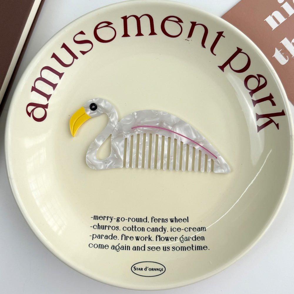 Acetate Comb Advanced Moving Vegetable Makeup Fun Comb Portable Hairdressing Comb