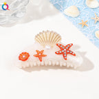 Ocean Series Acrylic Updo Shark Clip Hair Claw