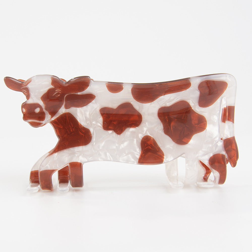 Forest Series Grip Creative PVC Dinosaur Barrettes Updo Shark Clip