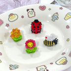 Bee Sunflower Mini Clip Bangs Side Clip