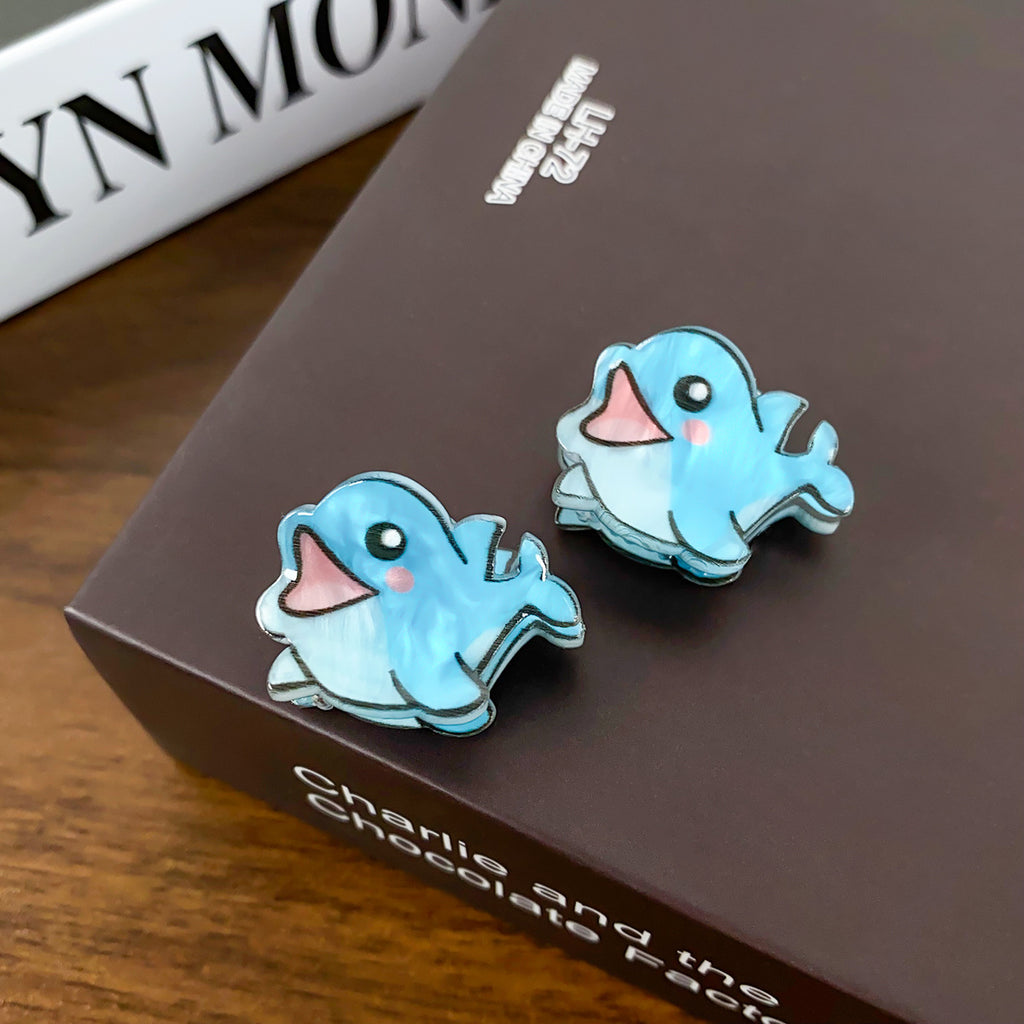 Cute Acrylic Animal Mini Clip 2 Pack