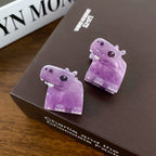 Cute Acrylic Animal Mini Clip 2 Pack