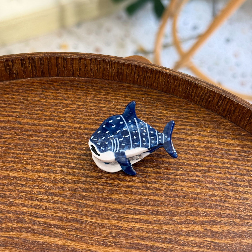 Marine Acetic Acid Mini Clip Small Octopus Dolphin Whale Hair Accessories