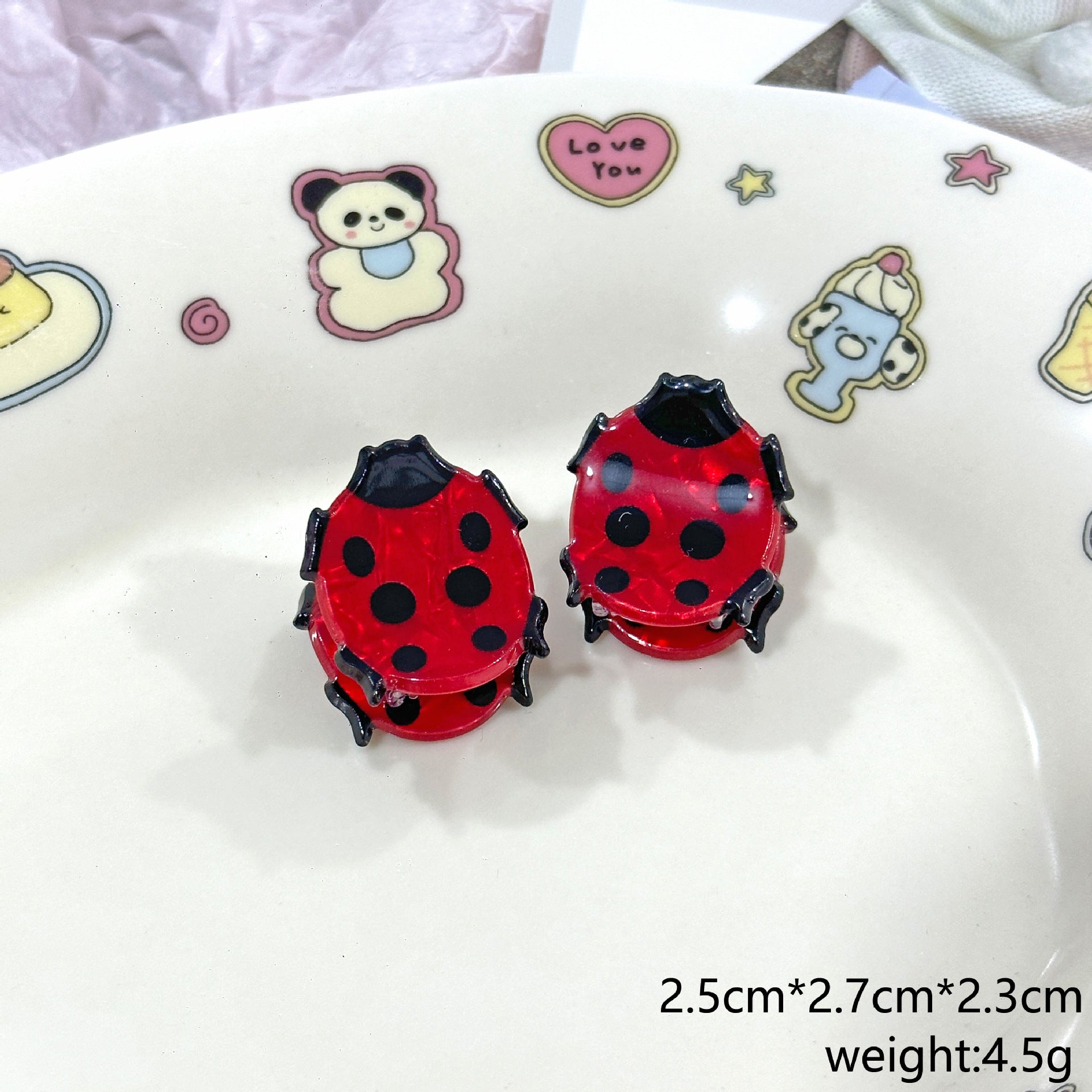 Bee Sunflower Mini Clip Bangs Side Clip