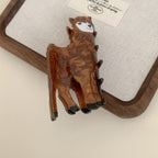 Animal Flower Acrylic Jaw Clip Updo Shark Clip