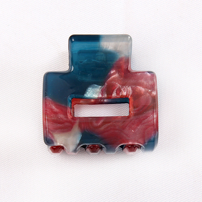 Tie Dye Small Jaw Clip Loose Clip Light Shark Clip