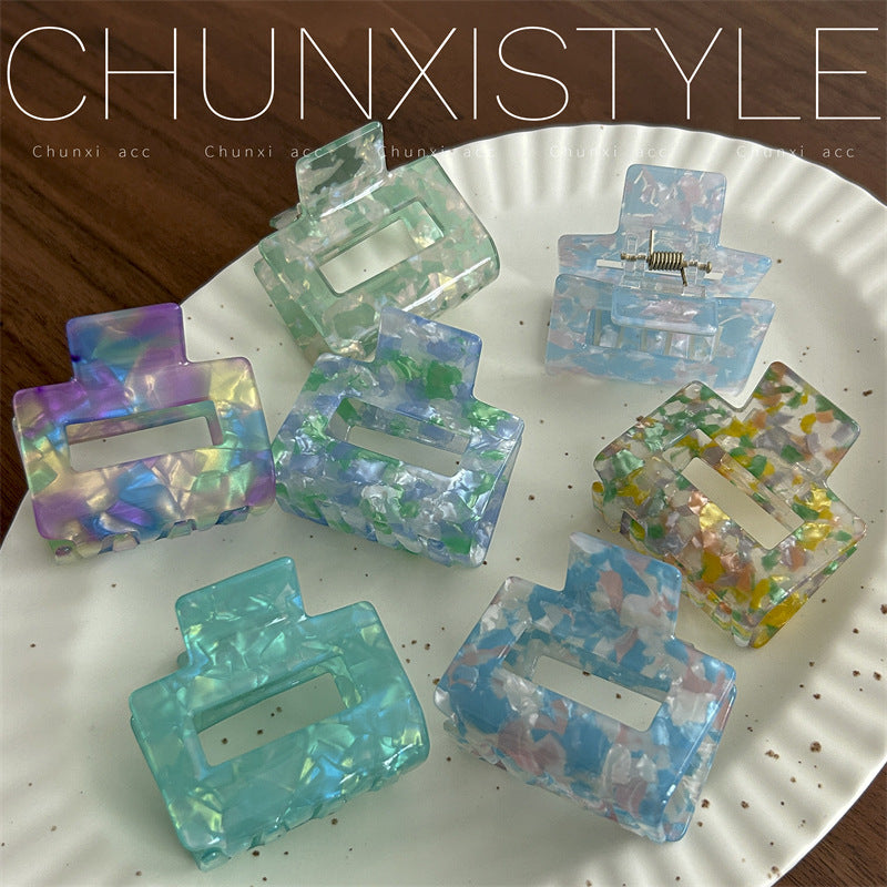 Square Grip Updo Shark Hair