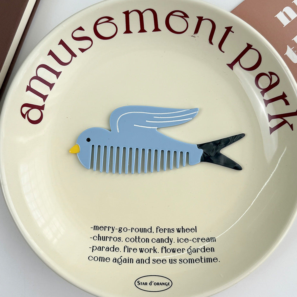 Acetate Comb Advanced Moving Vegetable Makeup Fun Comb Portable Hairdressing Comb