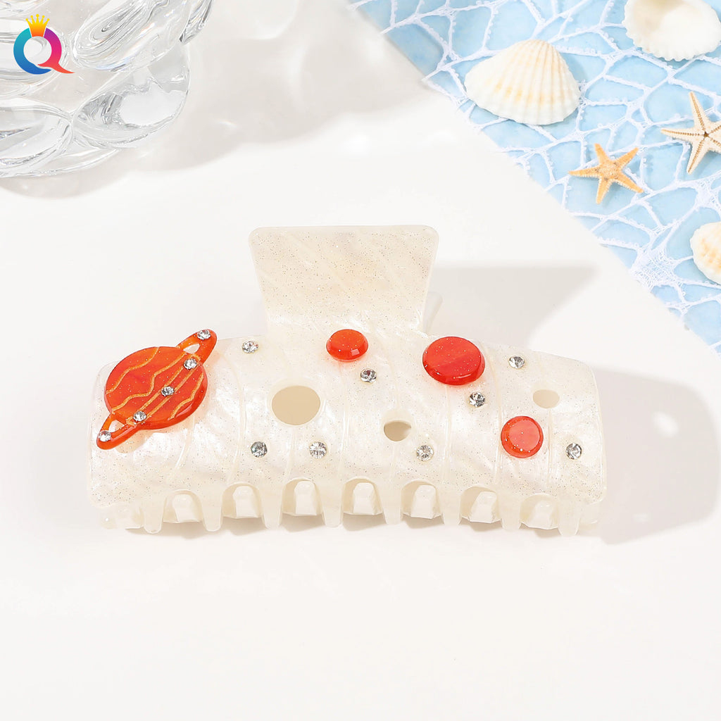 Ocean Series Acrylic Updo Shark Clip Hair Claw