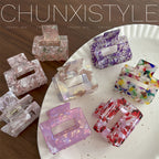 Square Grip Updo Shark Hair