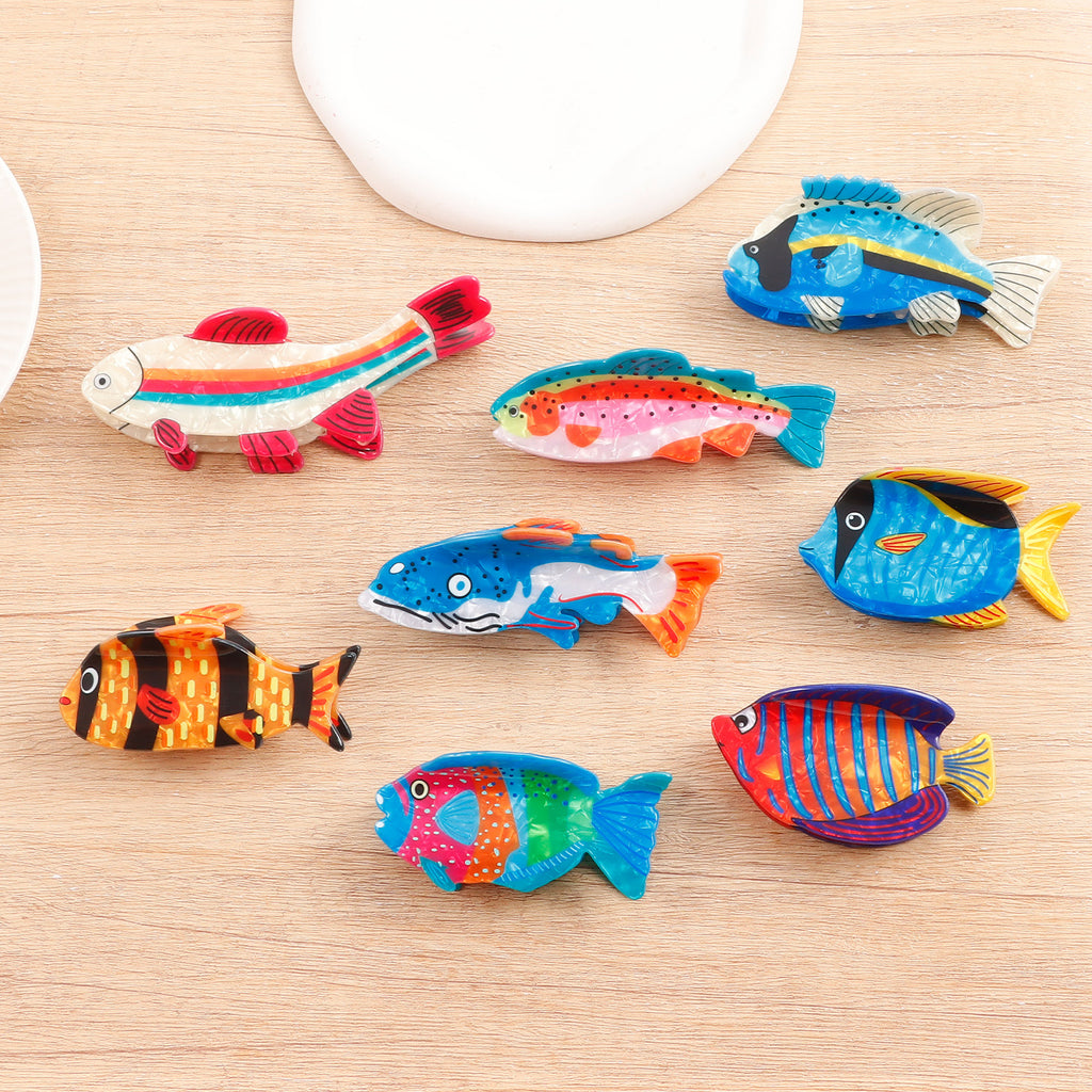 Ocean Series Barrettes Updo Shark Clip