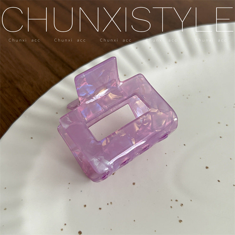 Square Grip Updo Shark Hair