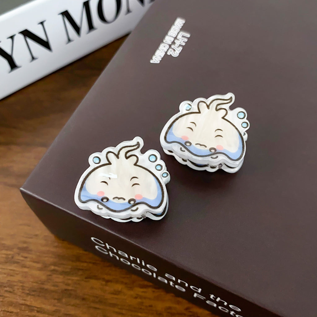 Cute Acrylic Animal Mini Clip 2 Pack