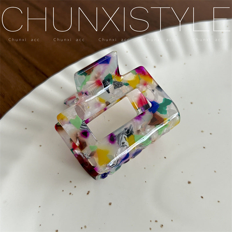 Square Grip Updo Shark Hair