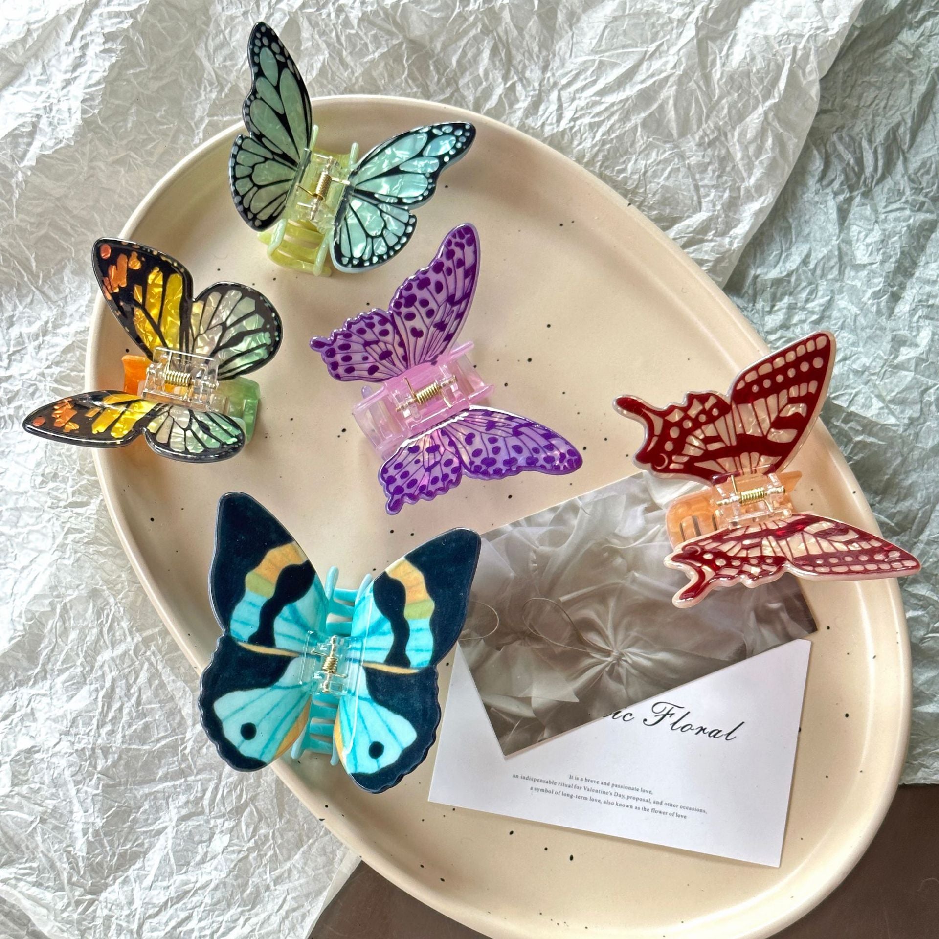 Butterfly Grip Shark Clip Forest Series