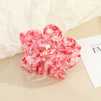Floral Acrylic Hair Claw Clip (for Updos)