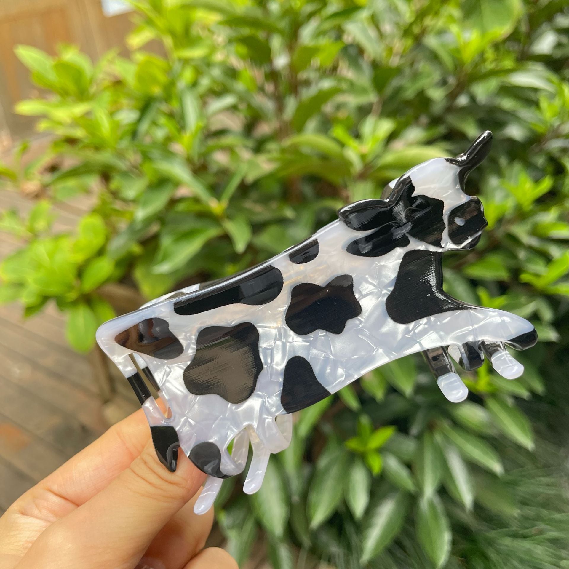 Fun Eagle Cow Crystal Barrettes Updo Shark Clip
