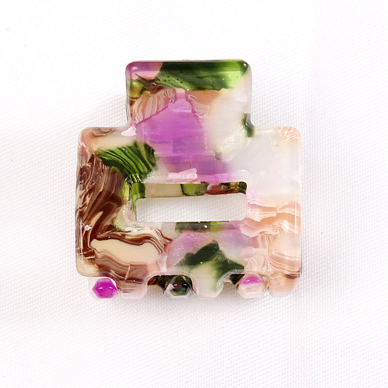 Tie Dye Small Jaw Clip Loose Clip Light Shark Clip