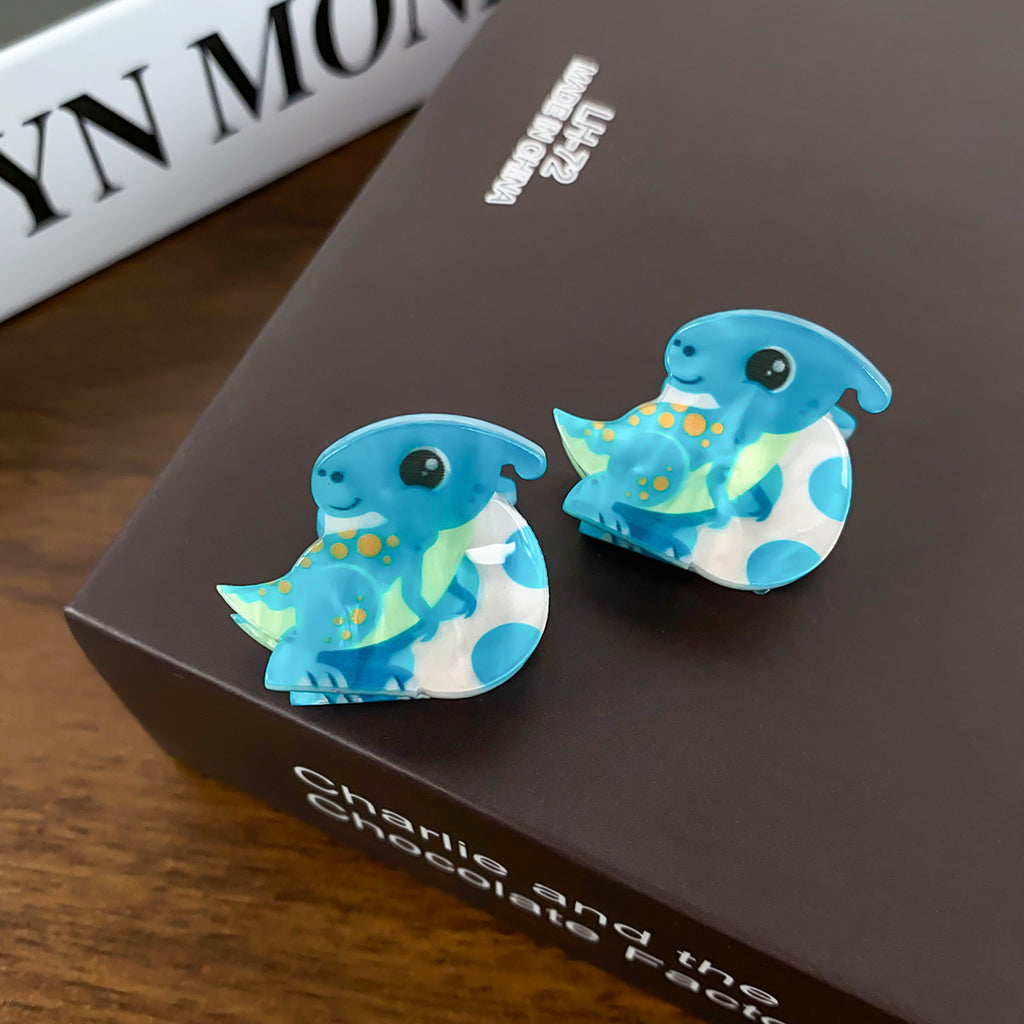 Cute Acrylic Animal Mini Clip 2 Pack