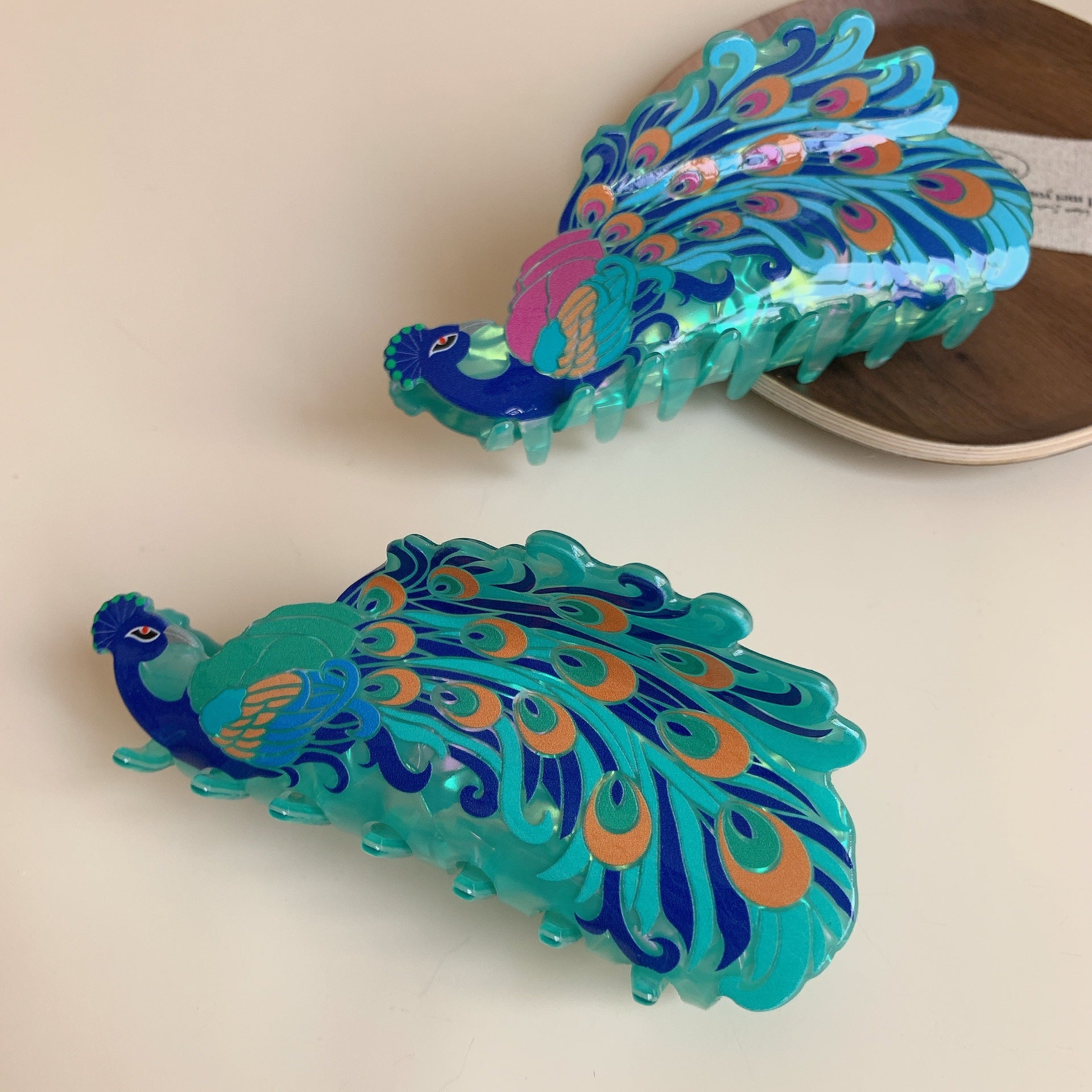 Peacock Grip Updo Shark Clip