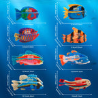 Ocean Series Barrettes Updo Shark Clip