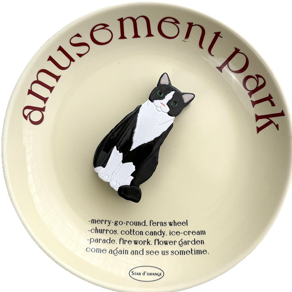 Cute Cat Barrettes Half Scratch Updo Shark Clip