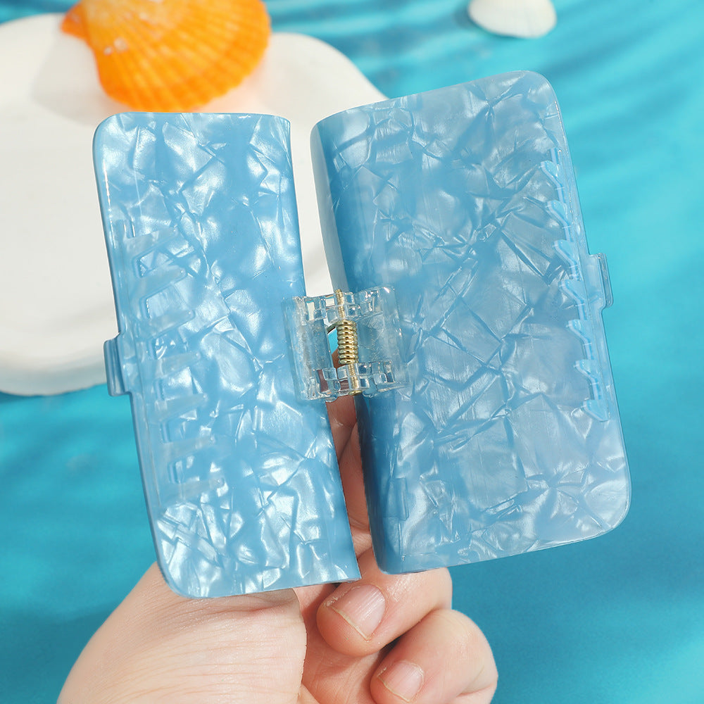 Square Fish Grip Back Head Updo Shark Clip