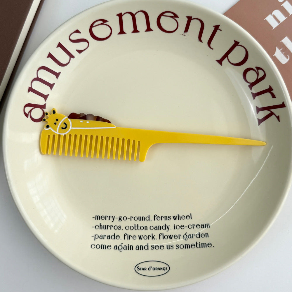 Acetate Comb Advanced Moving Vegetable Makeup Fun Comb Portable Hairdressing Comb