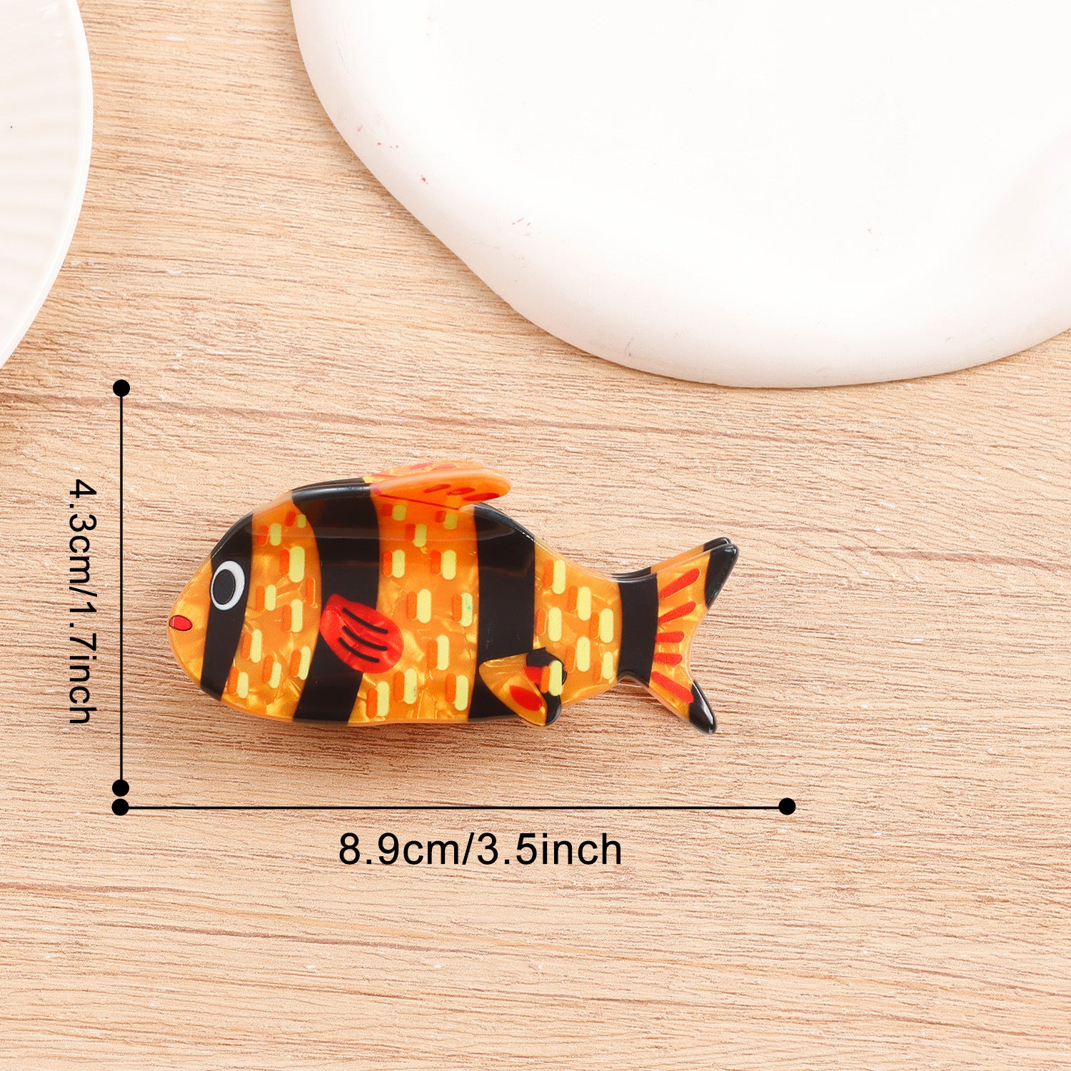 Ocean Series Barrettes Updo Shark Clip