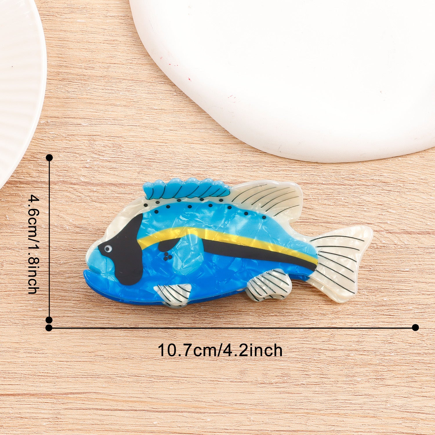 Ocean Series Barrettes Updo Shark Clip