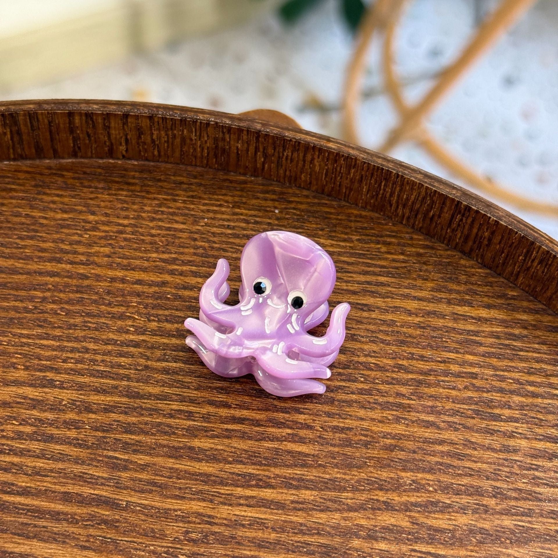 Marine Acetic Acid Mini Clip Small Octopus Dolphin Whale Hair Accessories