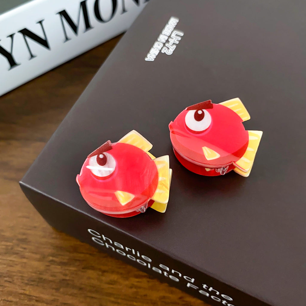 Cute Acrylic Animal Mini Clip 2 Pack