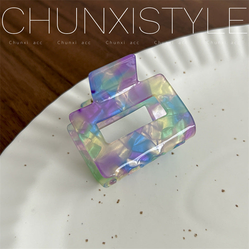 Square Grip Updo Shark Hair