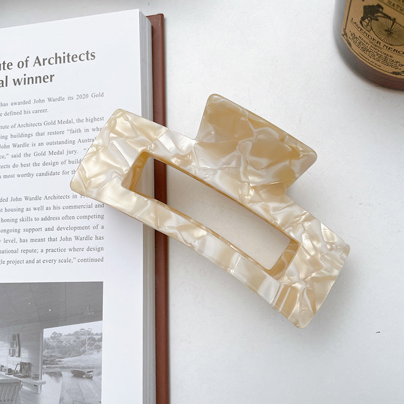 Large Acetate Hair Claw Clip — For Updos, Curls, and Styling