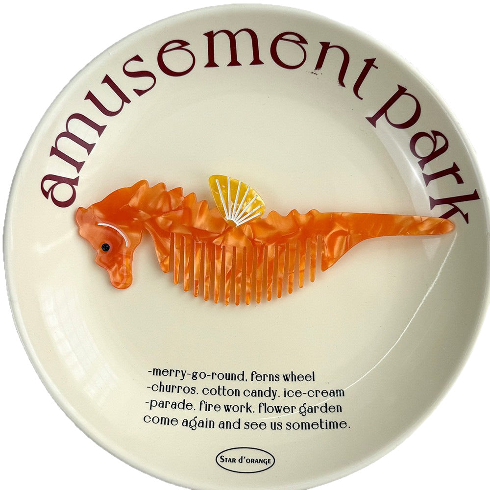 Acetate Comb Advanced Moving Vegetable Makeup Fun Comb Portable Hairdressing Comb