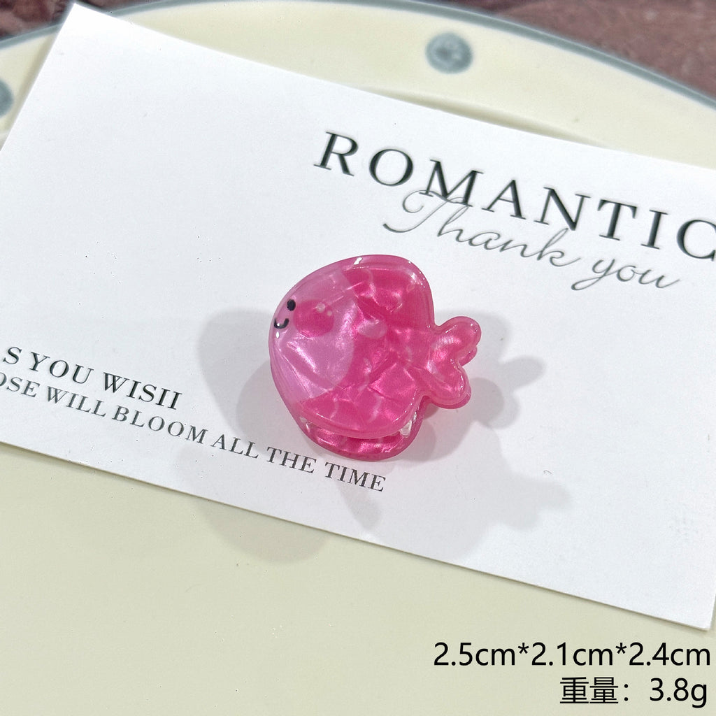 Ocean Series Mini Jaw Clip Bangs Side Small Barrettes Children