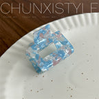 Square Grip Updo Shark Hair