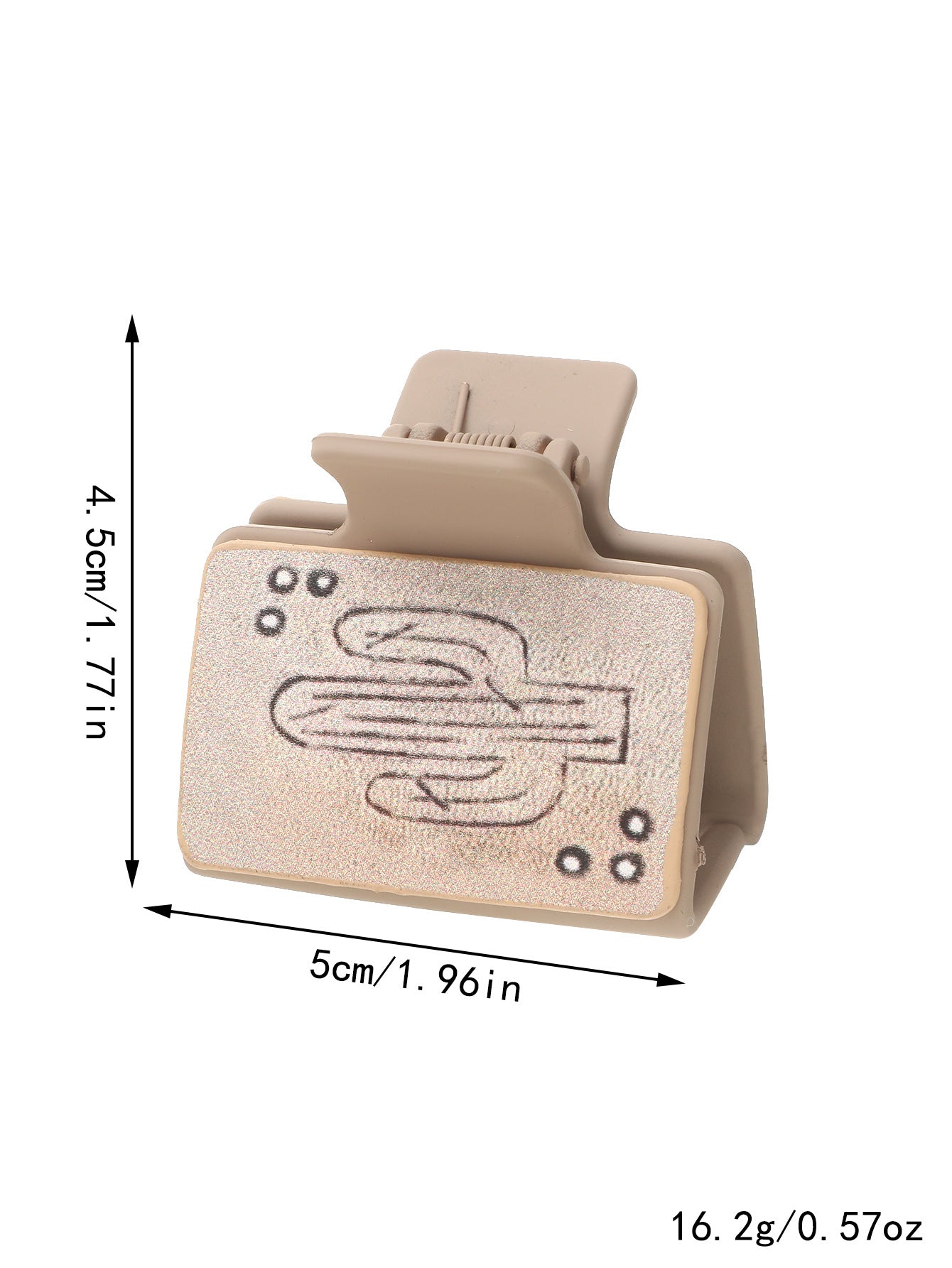 Leather Sunflower Hair Clip / Half-Up Shark Clip