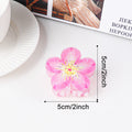 Plum Blossom Grip Flower Updo Shark Clip